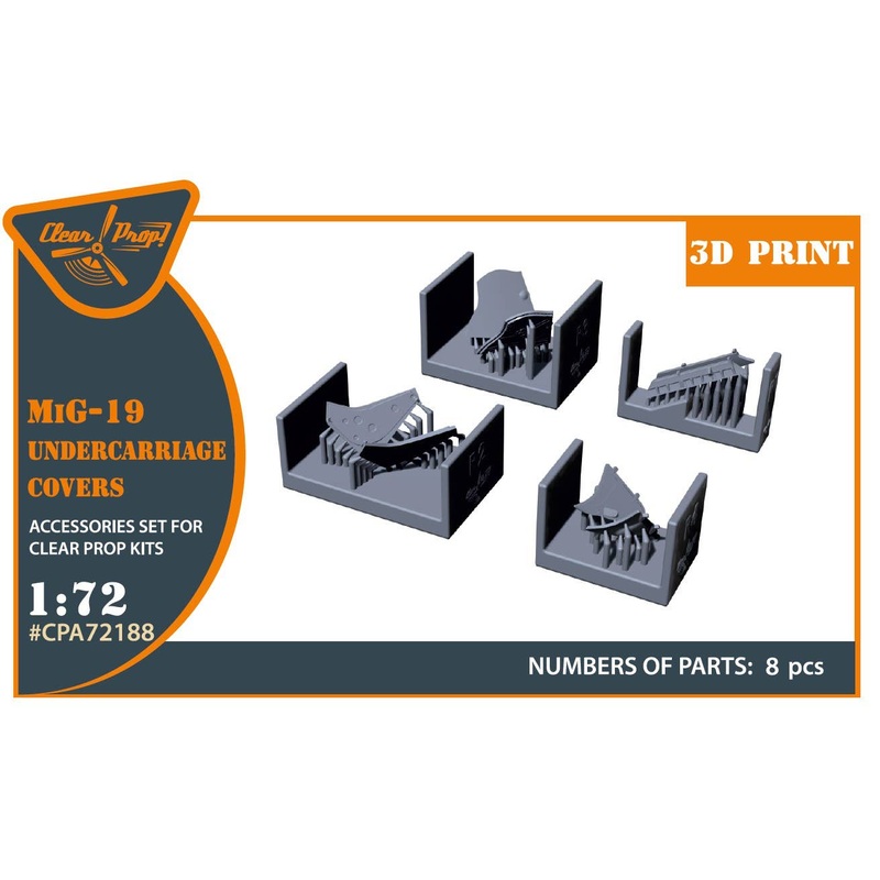 1/72 MiG-19 undercarriage covers for CP kits