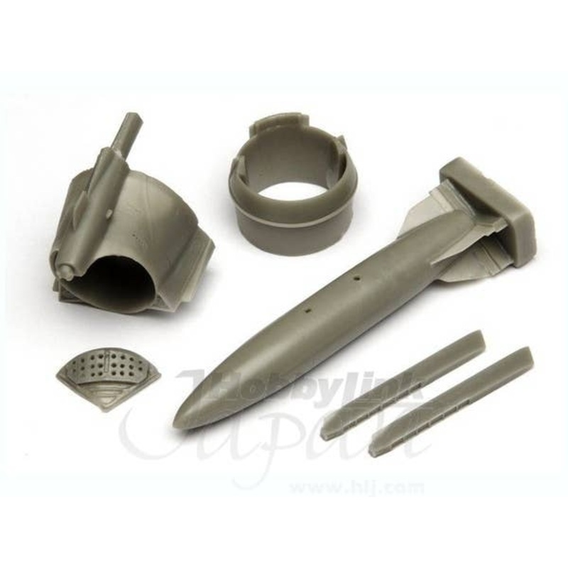 1/72 SAAB JA37 Viggen Tail Section, Fuel Tank & BOY 401 Chaff Dispenser (for Heller)