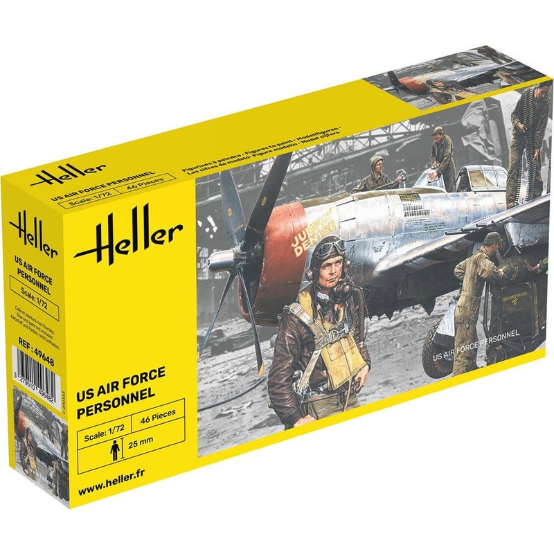1/72 WW.II US Army Air Force Personnel (46pcs)