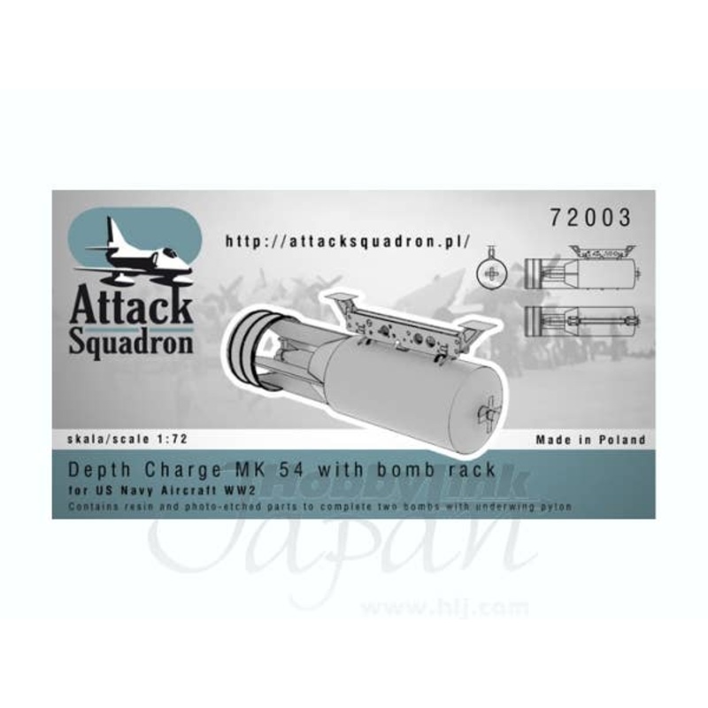 1/72 Depth Charges MK 54 - USN WW2 - 2pcs