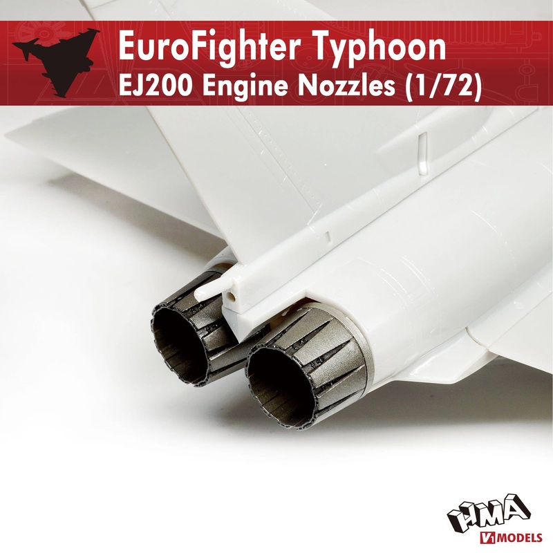 1/72 Eurofighter Typhoon EJ200 Engine Nozzles