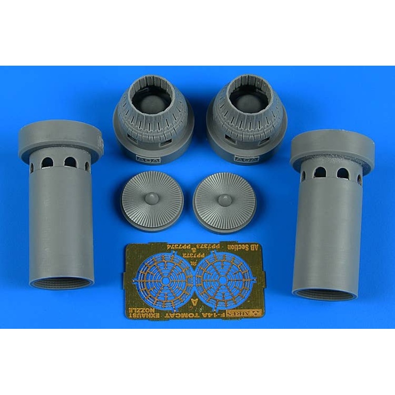 1/72 F-14A Tomcat Exhaust Nozzles Closed Position (for Academy)