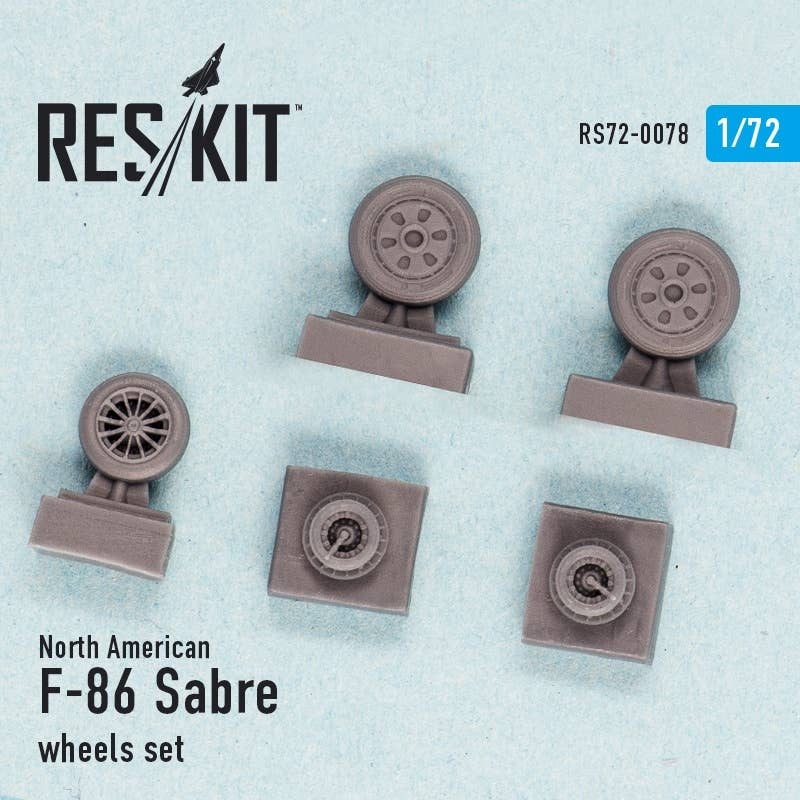 1/72 F-86 Sabre Wheel Set