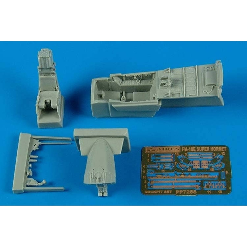 1/72 F/A-18E Super Hornet Cockpit Set (for Hasegawa)