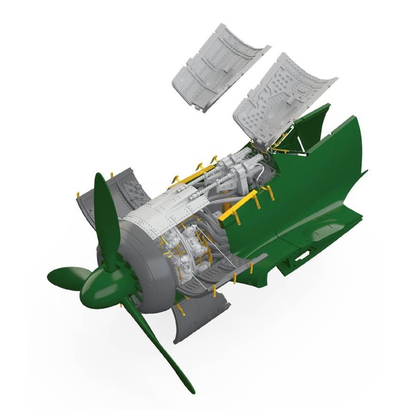 1/72 Fw 190A-5 Engine & Fuselage Guns (Eduard)