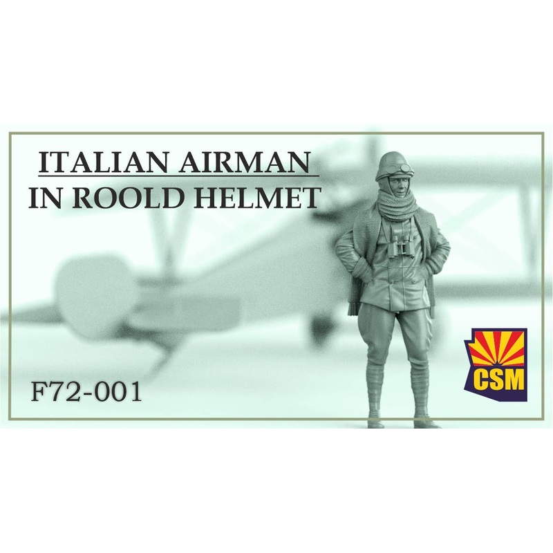 1/72 Italian Airman in Roold crash helmet