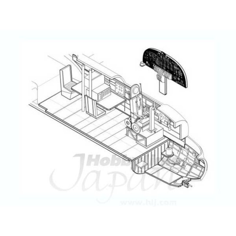 1/72 Lancaster Mk.I/III interior for Hasegawa