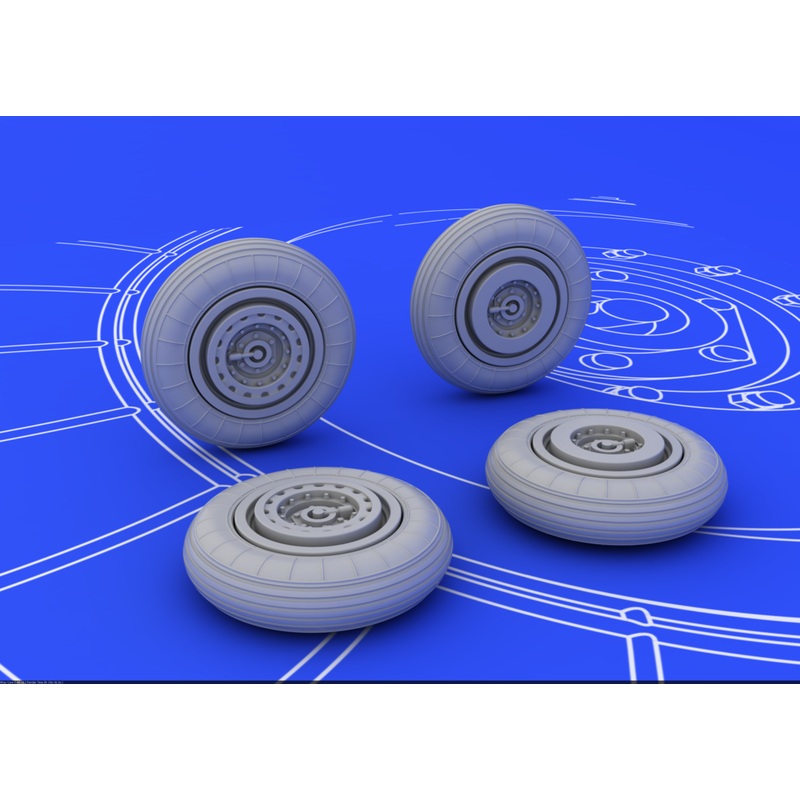 1/72 MiG-15 Wheel (Eduard)