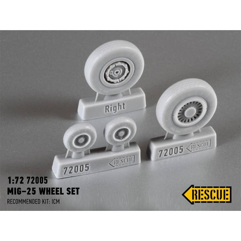 1/72 MiG-25 Wheel Set (for ICM)