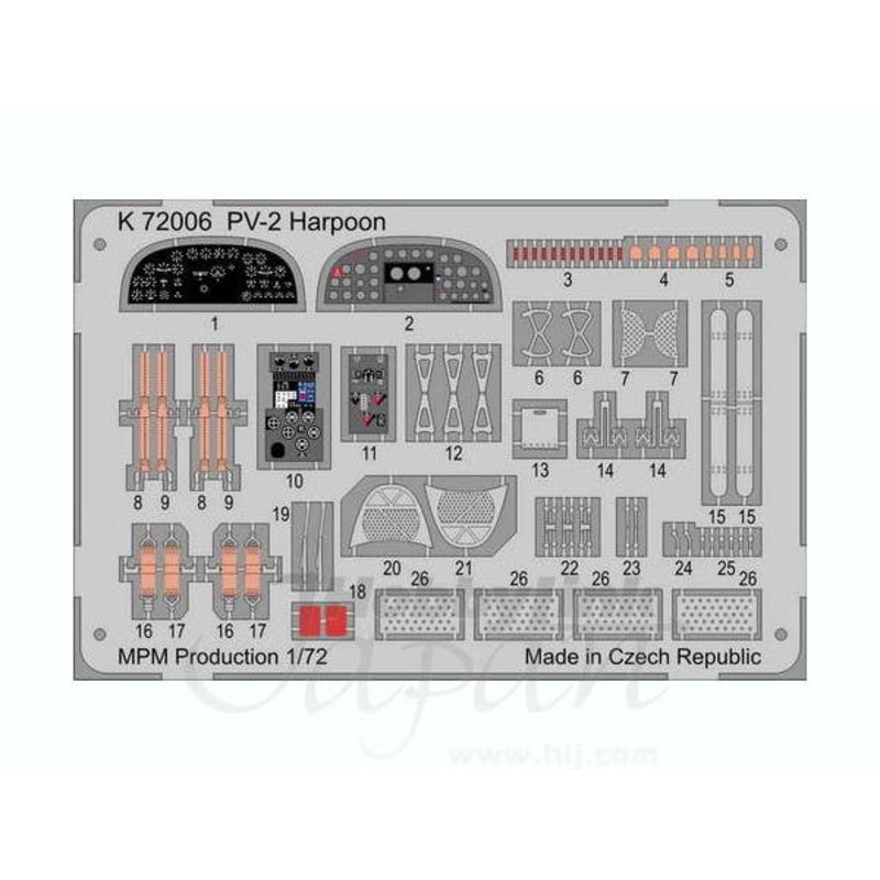 1/72 PV-2 Harpoon PE Set