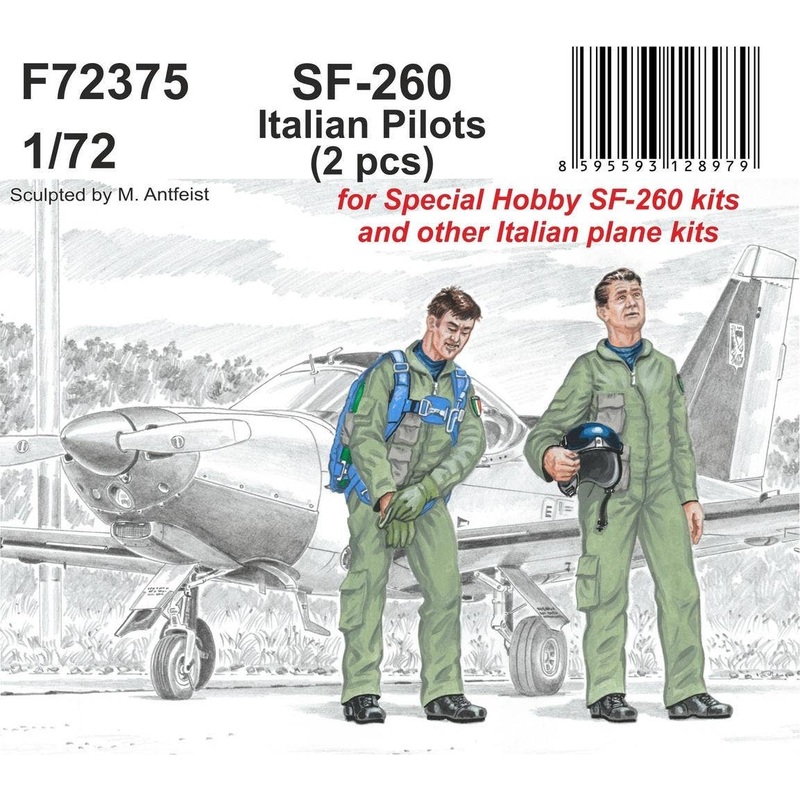 1/72 SF-260 Italian Pilots