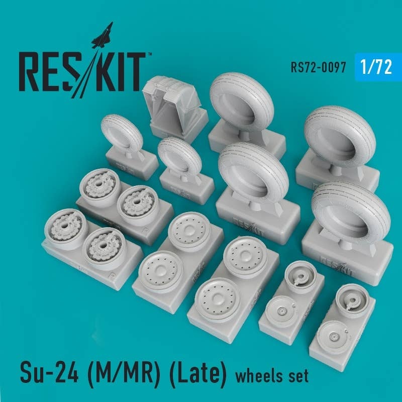 1/72 Su-24 (M/MR) (Late) Wheels Set