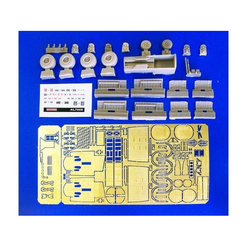 1/72 Wheel Bays for EC-121 Warning Star (Heller / Plus Model)