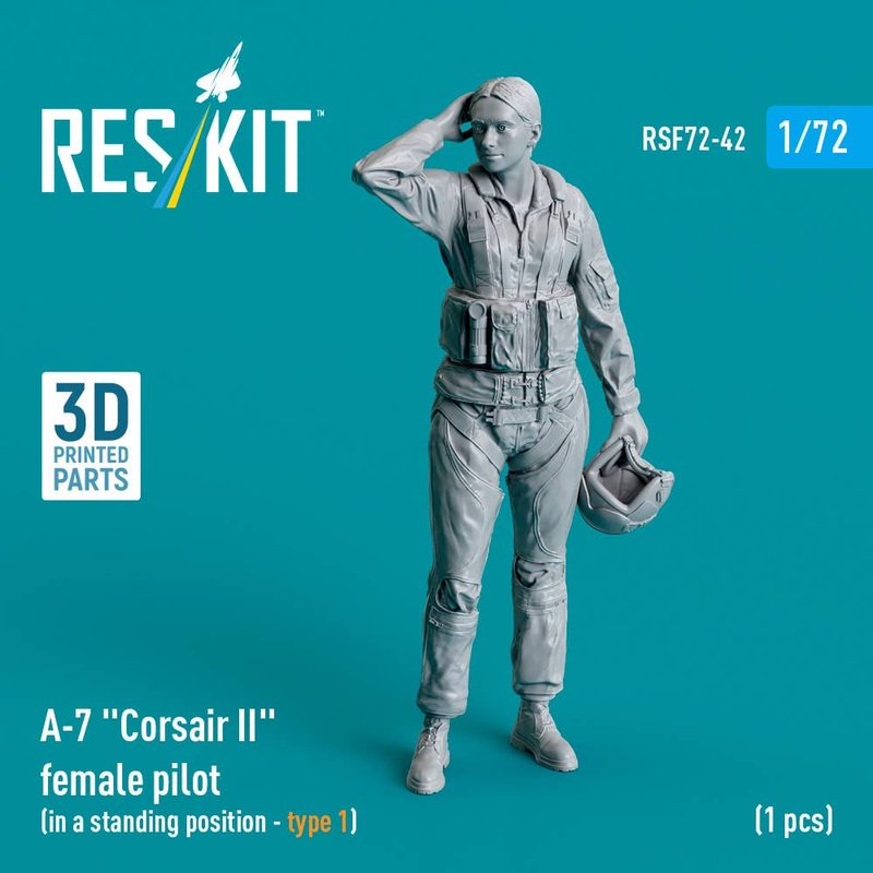 1/72 A-7 Corsair II female pilot (in a standing position - type 1) (1 pcs)