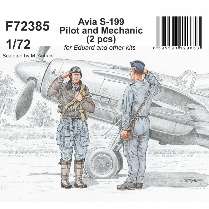 1/72 Avia S-199 Pilot and Mechanic / for Eduard and other kits