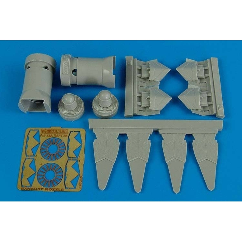 1/72 F-22A Raptor Exhaust Nozzles (for Academy)