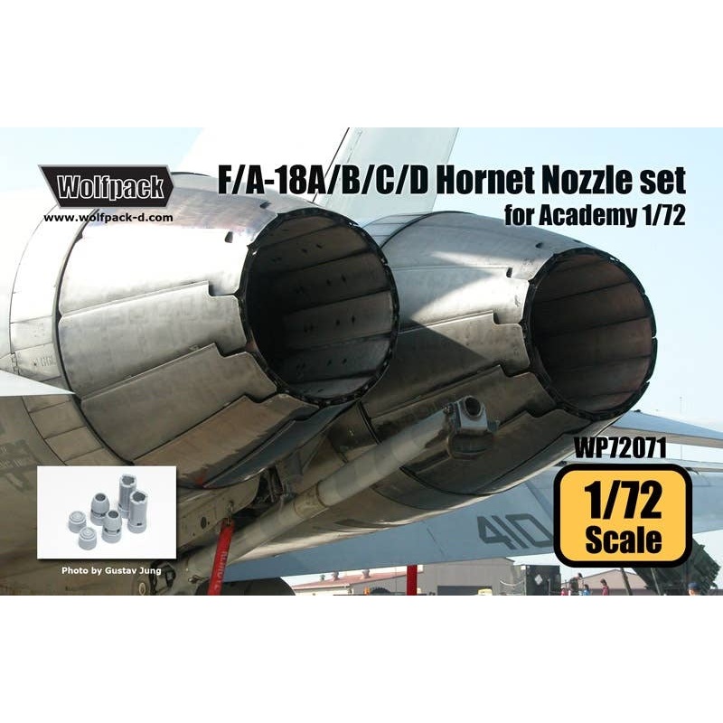1/72 F/A-18A/B/C/D Hornet F404 Engine Nozzle Set (for Hasegawa)
