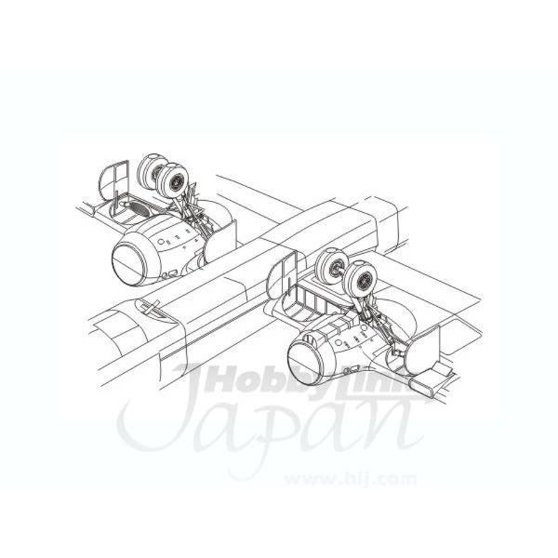 1/72 He-177A undercarriage for Revell