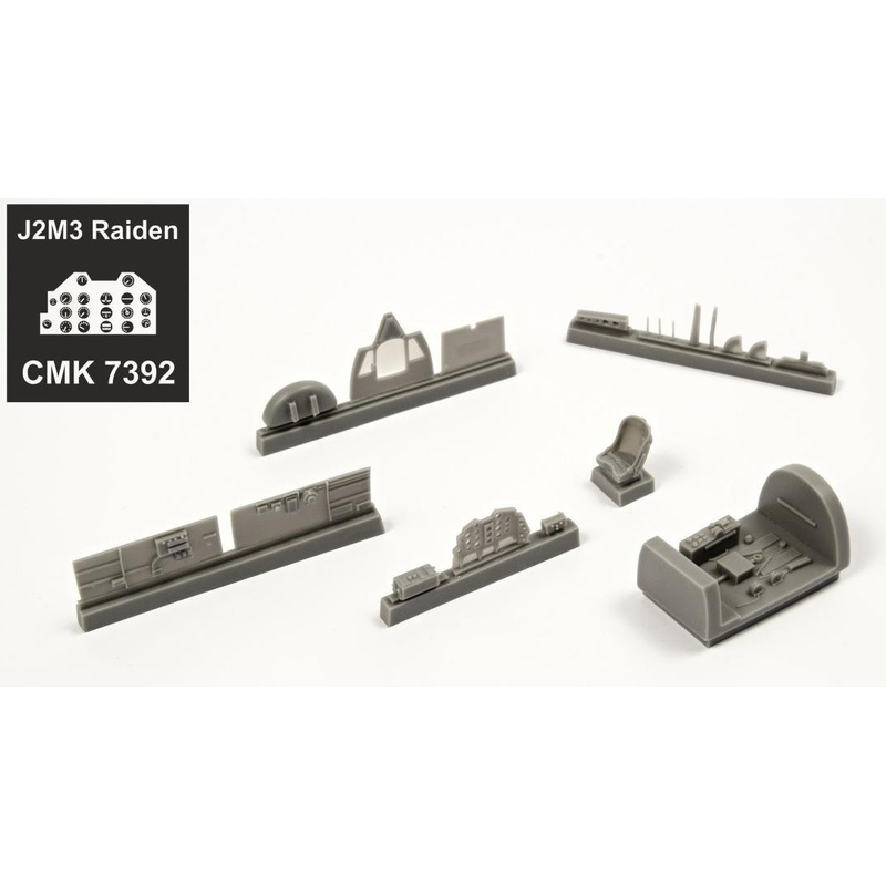1/72 J2M3 Raiden Cockpit Set (for Hasegawa)