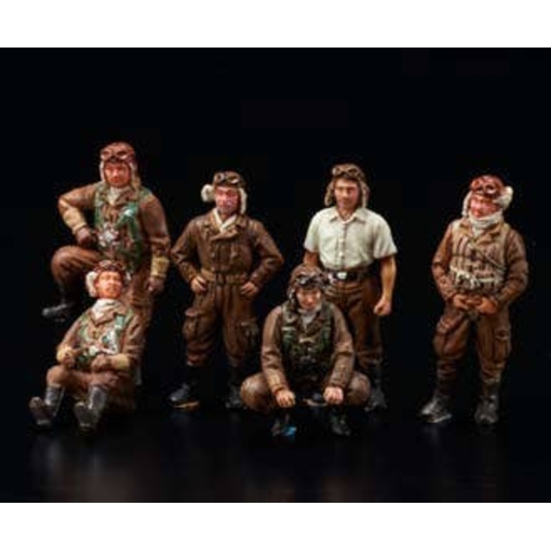 1/72 Rabaul Zero Fighter Pilots (7pcs)
