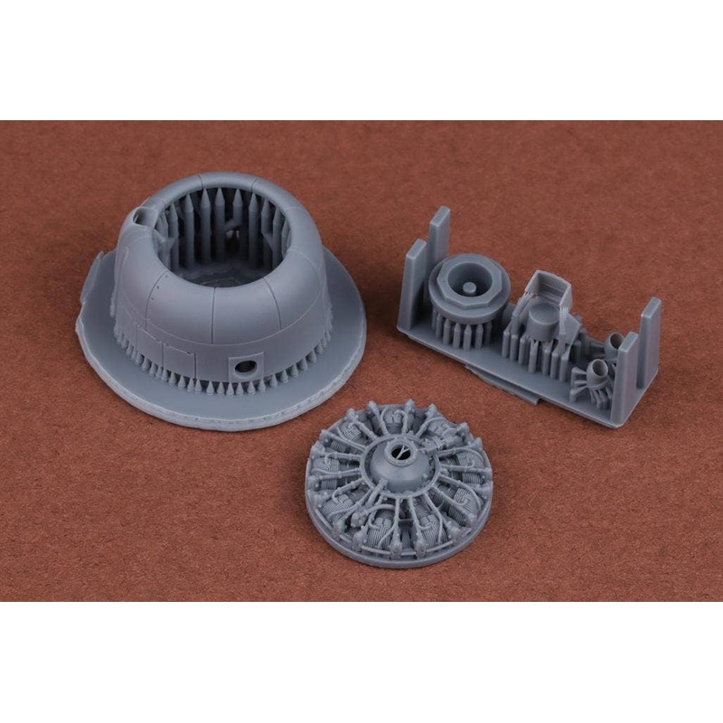 1/72 SBD-2/3 Dauntless engine & cowling set for Flyhawk kit