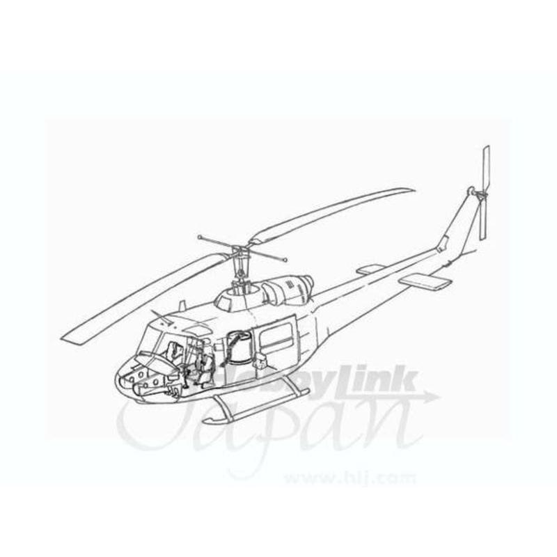 1/72 UH-1B interior set for Italeri