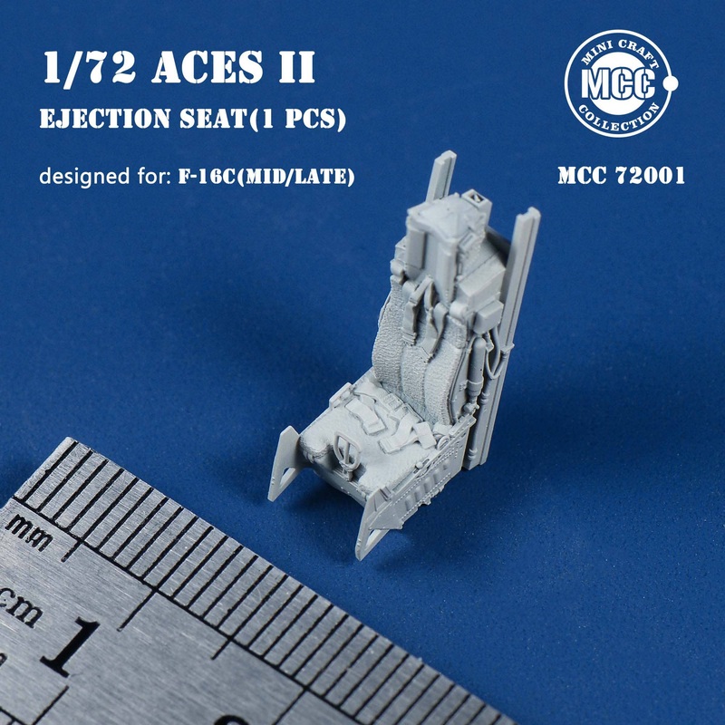 1/72 ACES II Ejection Seat wool pad type for F-16C Mid/Late (1pcs)
