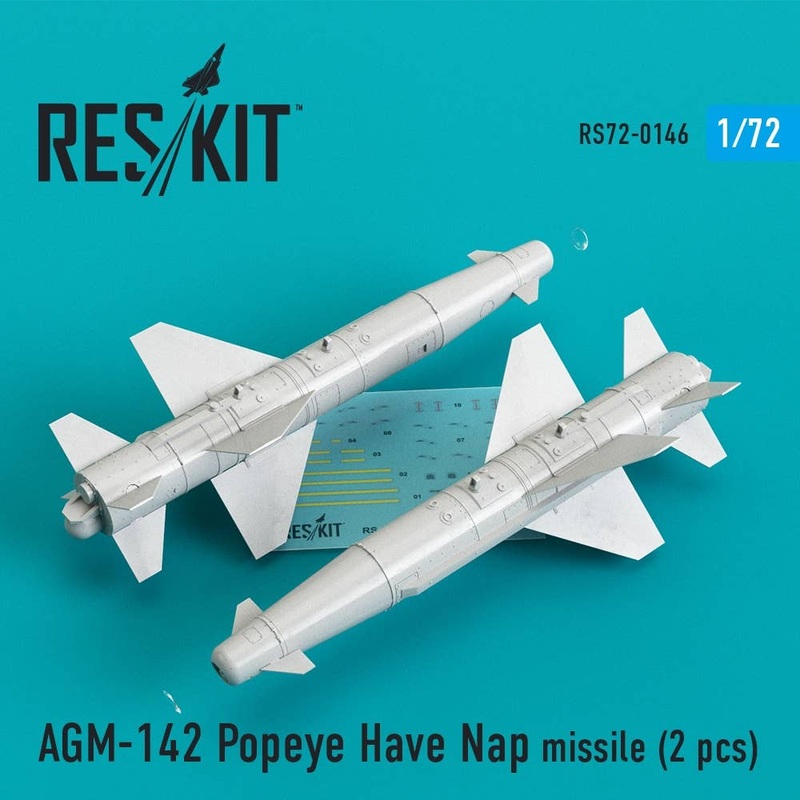 1/72 AGM-142 Popeye Have Nap Missile (2pcs) (F-4, F-15, F-16, F-111)