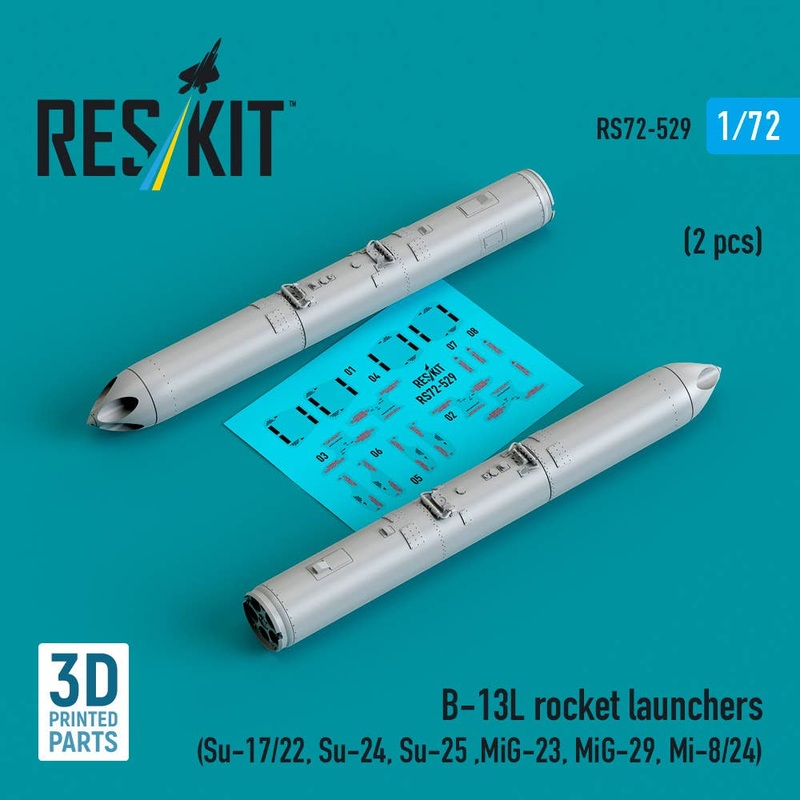 1/72 B-13L rocket launchers (2 pcs)