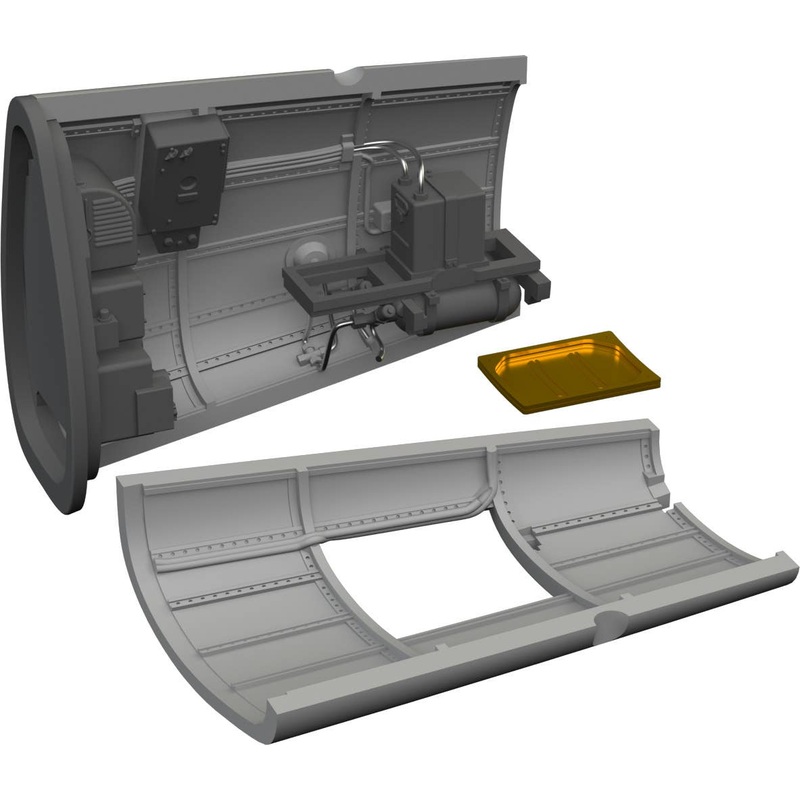 1/72 Bf 109G radio compartment PRINT (for EDUARD)