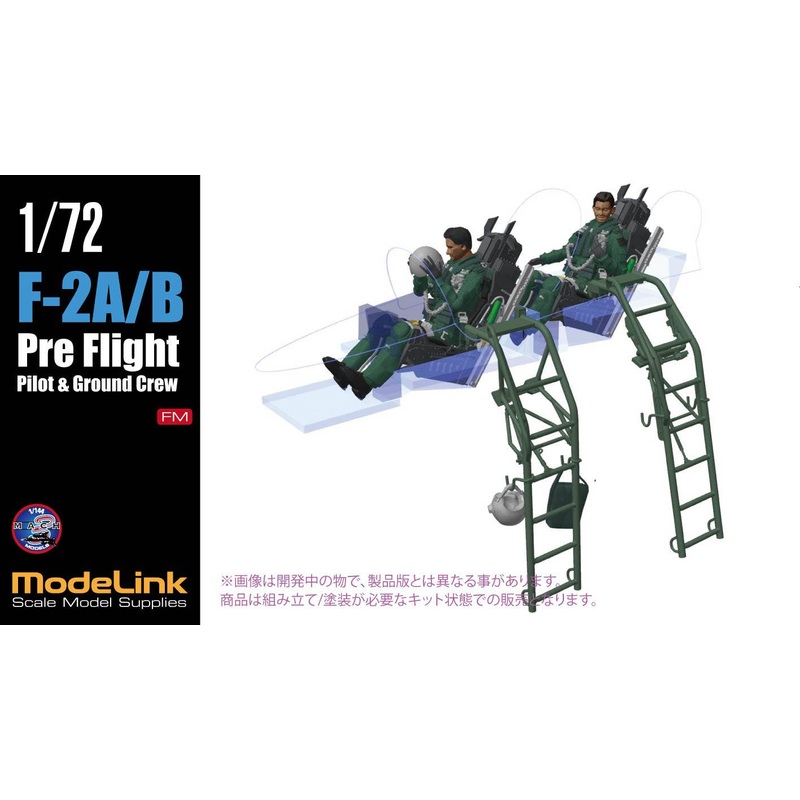 1/72 F-2A/B Pre Flight Pilot & Ground Crew