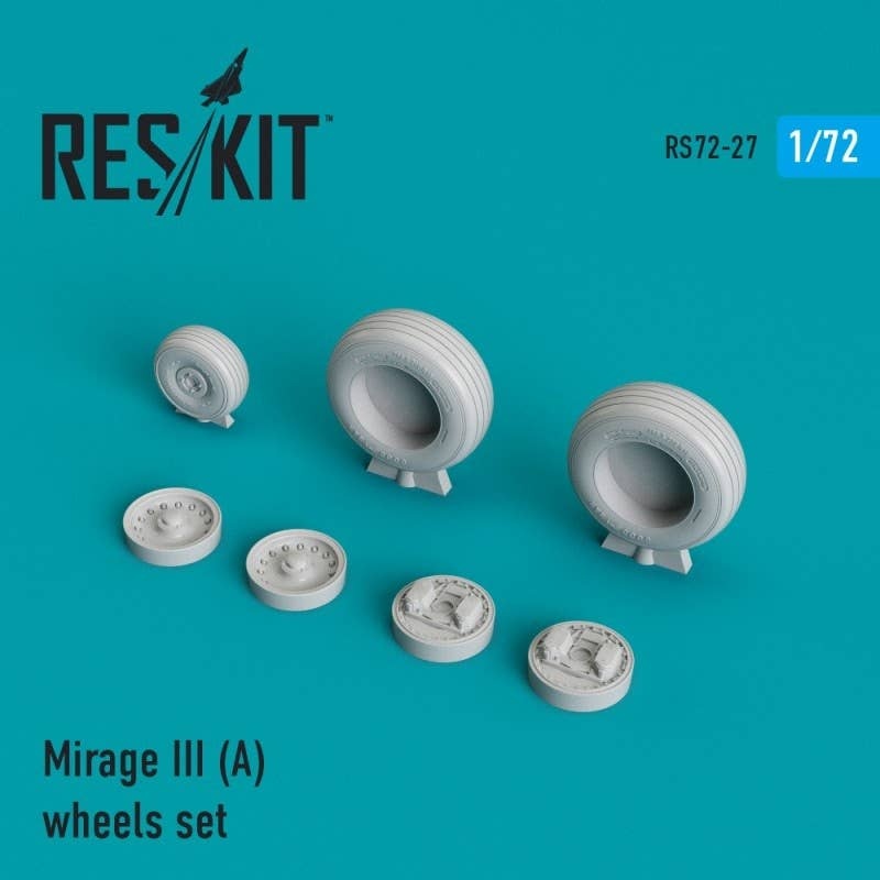 1/72 Mirage III (A) wheels set