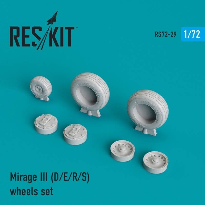 1/72 Mirage III (D/E/R/S) Wheels Set