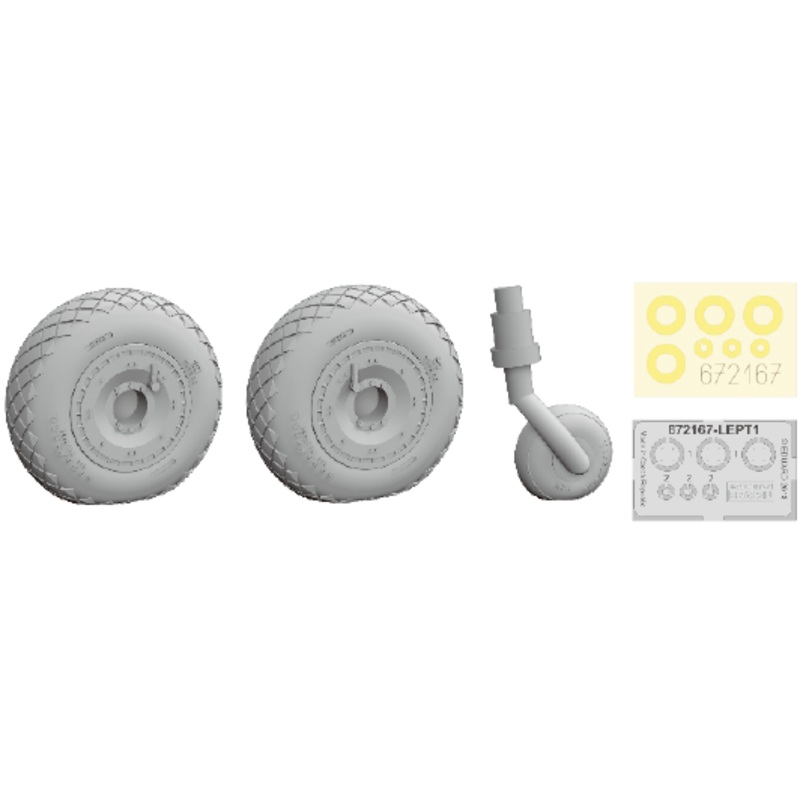 1/72 P-40N Wheels (for Special Hobby)