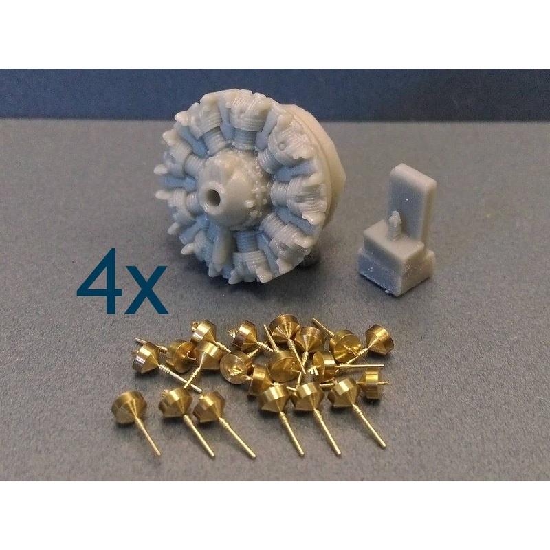 1/72 R-1820 B-17 E/F/G Engine ACAD/HASE