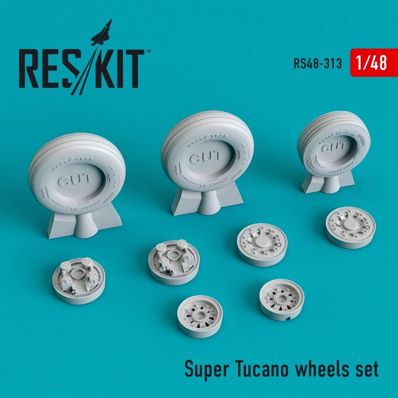 1/48 Super Tucano wheels set