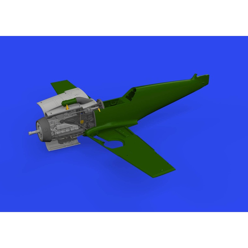 1/72 Bf 109F engine PRINT Brassin (for Eduard)