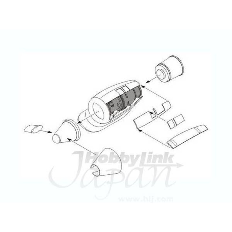 1/72 CH-47 Chinook engine set for Italeri
