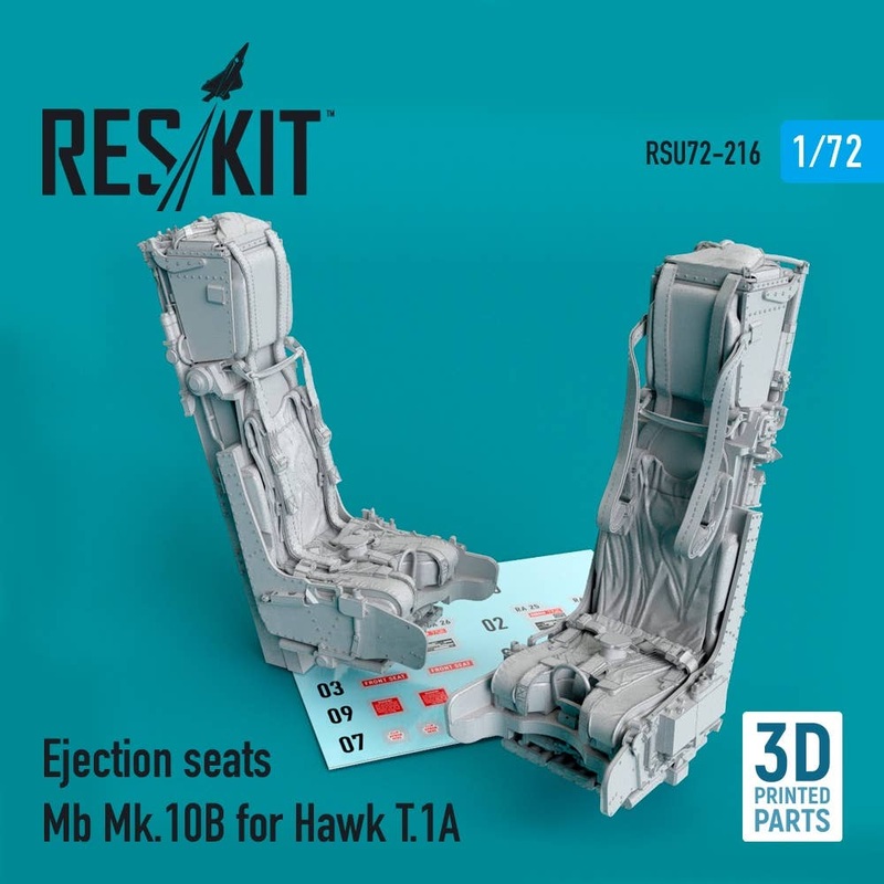 1/72 Ejection seats MB Mk.10B for Hawk T.1A (3D Printing)