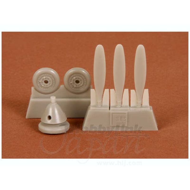 1/72 P-39Q/N Propeller Set + Main Wheels (for Academy)