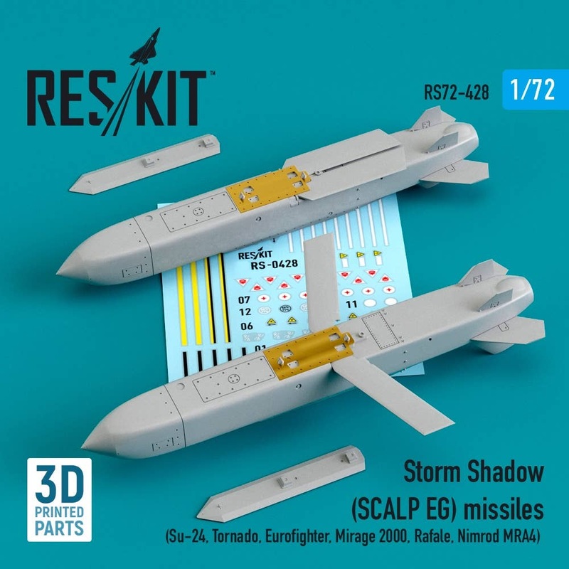 1/72 Storm Shadow (SCALP EG) missiles (2 pcs) (3D Printing)