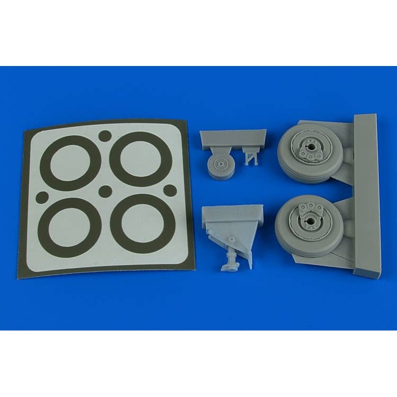 1/48 A-1J Skyraider Wheels & Paint Masks (for Tamiya)