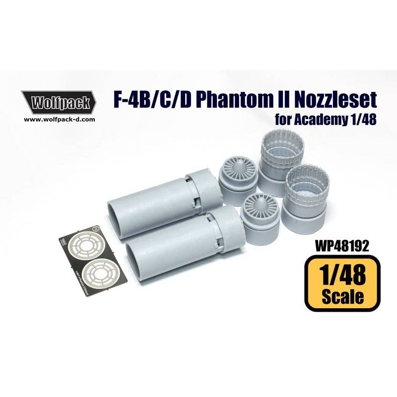 1/48 F-4B/C/D Phantom II J79 Engine Nozzle Set (Academy)