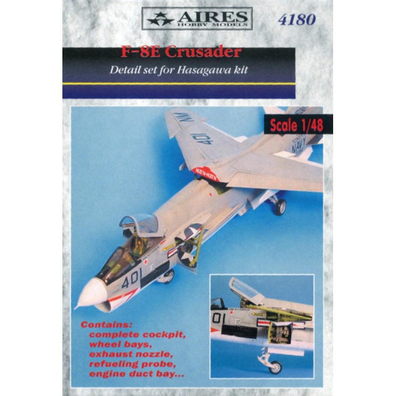 1/48 F-8E Crusader Detail Set (for Hasegawa)