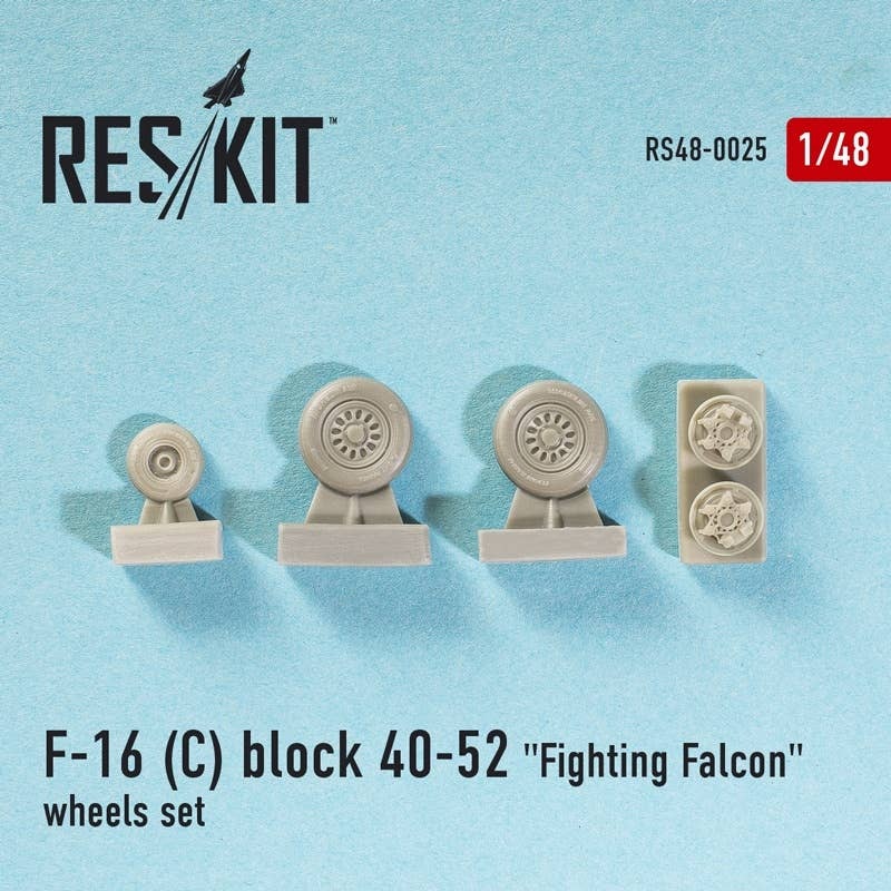 1/48 General Dynamics F-16 (C) Block 40-52 Fighting Falcon Wheels Set
