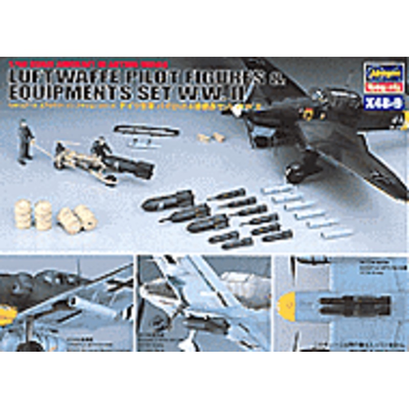 1/48 German Air Force Pilot & Equip. WWII