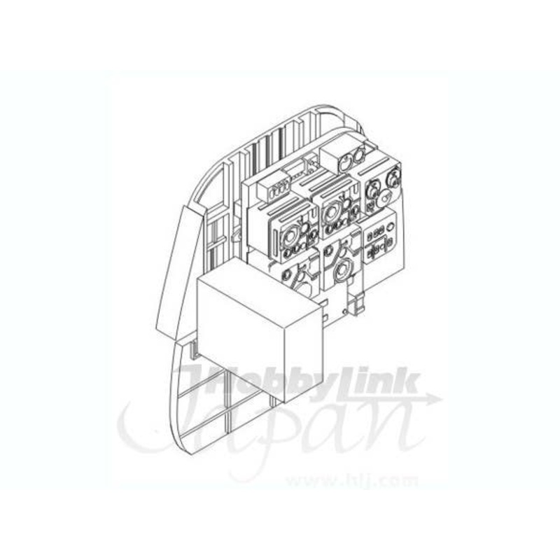 1/48 Junkers Ju 88A Bulkhead w/Radio Sets for B-Stand Position w/two MG 81