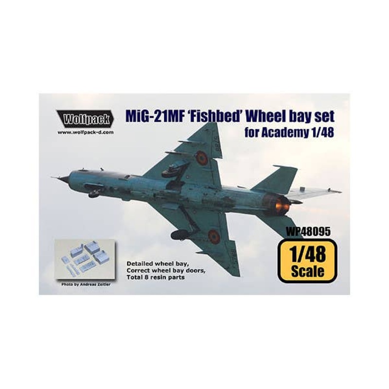 1/48 MiG-21MF Fishbed Wheel Bay Set (for Academy)