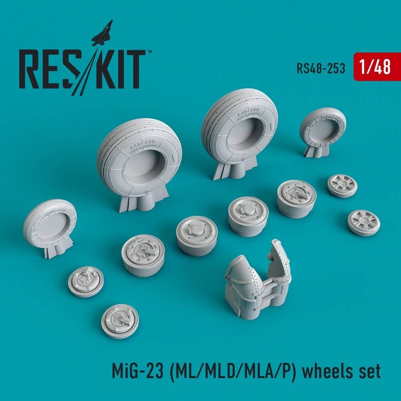 1/48 Mig-23 (Ml / Mld / Mla / P) Wheelset
