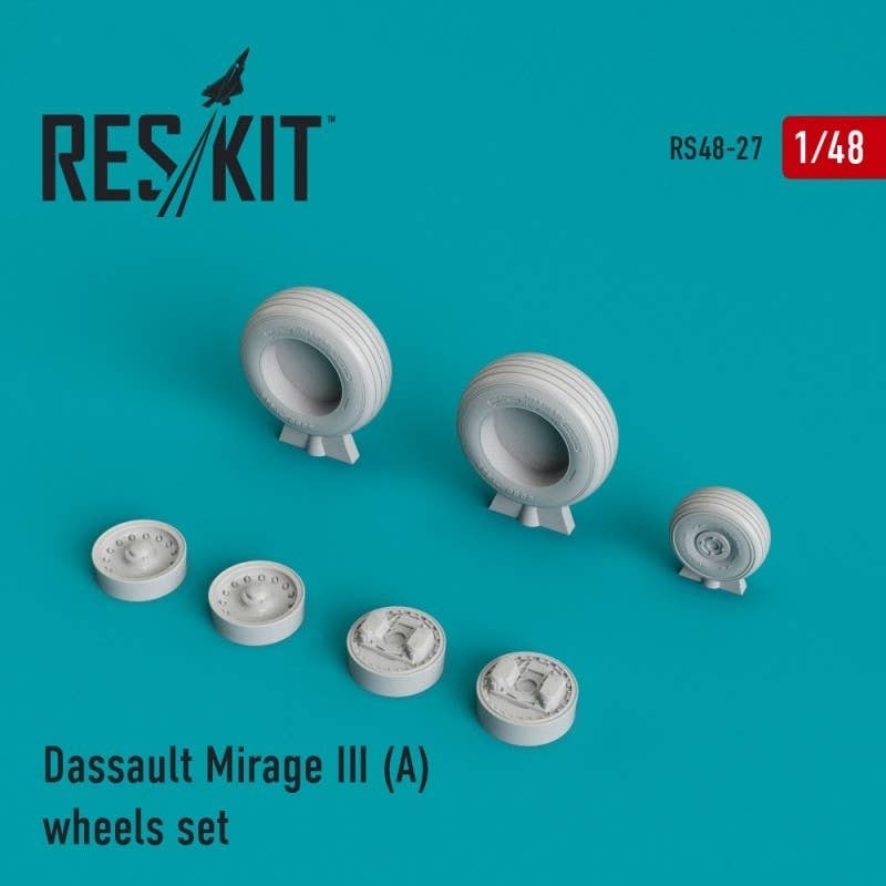 1/48 Mirage III (A) wheels set